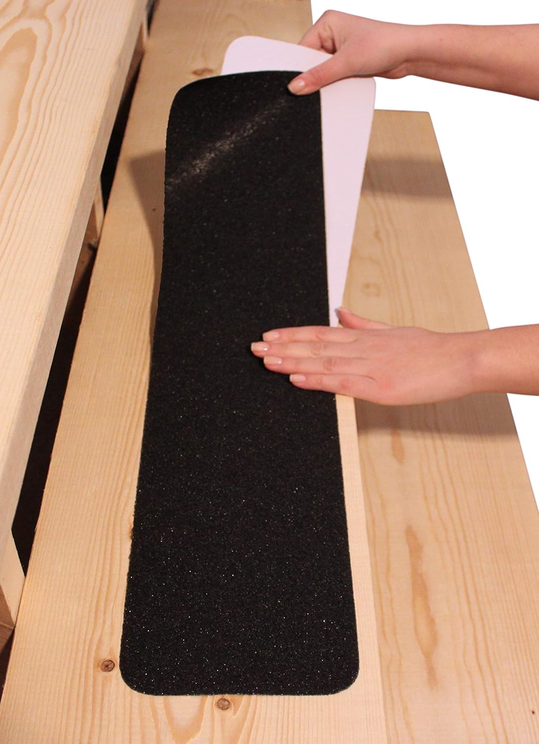 Non-Slip Stair Treads Tape for Outdoor Stairs: Black Anti-Slip Strips